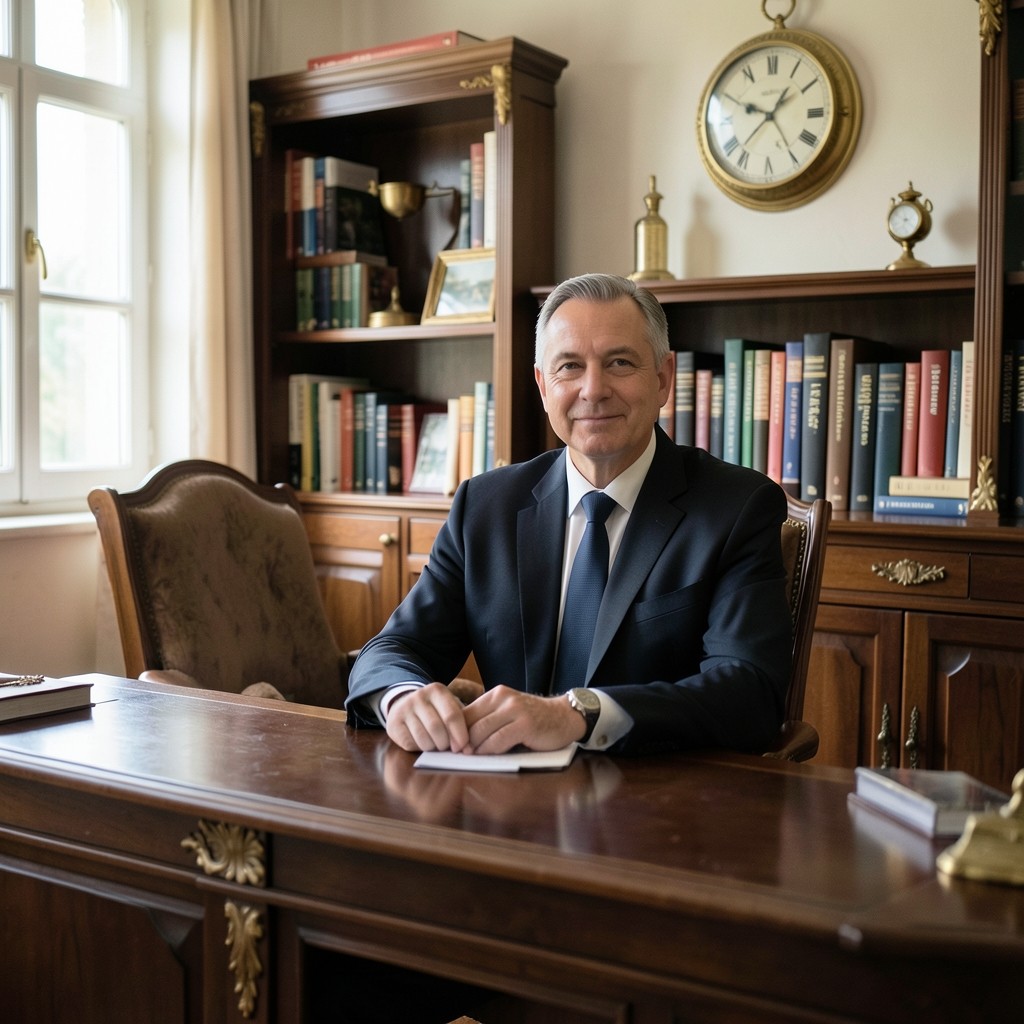 Louis Brun, conseiller emploi, dans son bureau à Neufchâtel-en-Bray